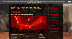Desktop Screenshot of partyraum-in-hamburg.de