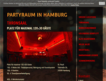 Tablet Screenshot of partyraum-in-hamburg.de